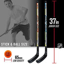 Hockey Set - 2 Street Hockey Sticks +1 Street Hockey Ball - MYRINGOS