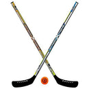Hockey Set - 2 Street Hockey Sticks +1 Street Hockey Ball - MYRINGOS