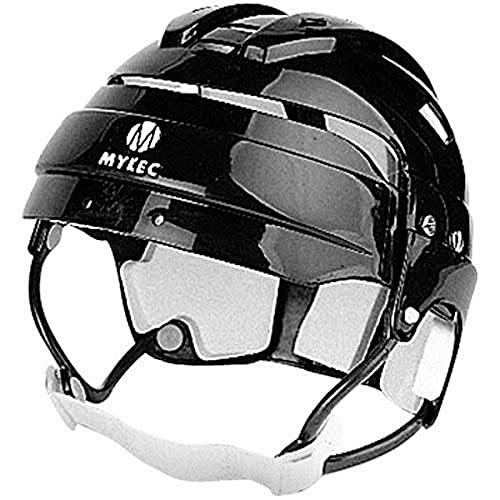 Helmet with Chinstrap, BLACK - MYRINGOS