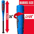 Venom Aluminum Tee Ball Bat - MYRINGOS