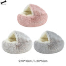 Cat Bed House Soft Plush - MYRINGOS