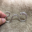 Women Dragon Snakes 3 Fingers Ring - MYRINGOS