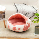 Cat Bed House Soft Plush - MYRINGOS