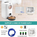 Automatic Cat Feeder - Timed Cat Feeder with Desiccant Bag for Dry Food - MYRINGOS