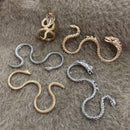 Women Dragon Snakes 3 Fingers Ring - MYRINGOS