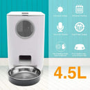 Automatic Cat Feeder - Timed Cat Feeder with Desiccant Bag for Dry Food - MYRINGOS