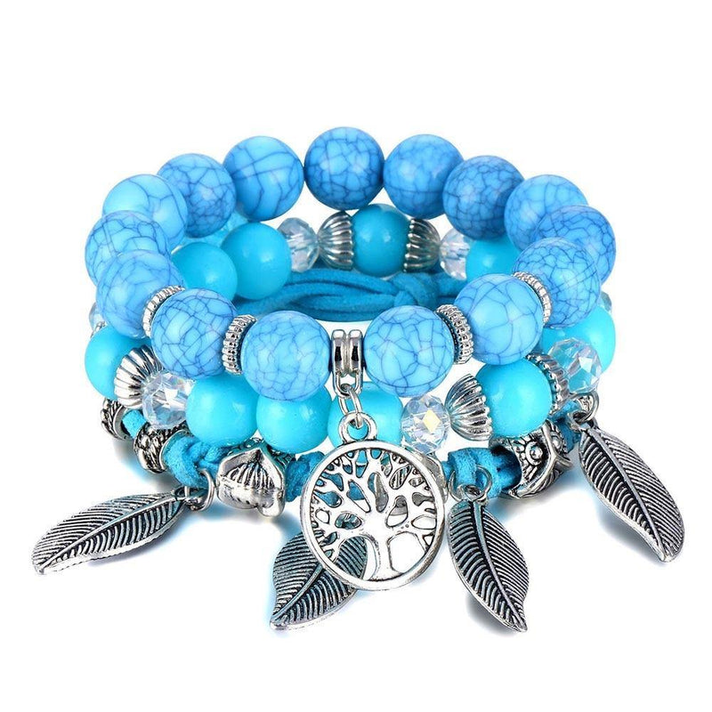 Boho Charm Beads Bracelet - MYRINGOS