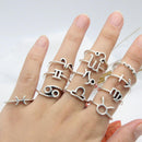 Zodiac Adjustable Ring For Women - MYRINGOS